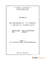 Hoạch định chiến lược tại công ty cổ phần đầu tư và xây dựng C.P