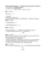 ĐỀ THI HSG TOÁN 8 THỌ XUÂN MỚI NHẤT