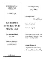 Hoạch định chiến lược công ty cổ phần đầu tư và phát triển An Thái - Đắk Lắk