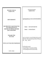 Hoàn thiện công tác hạch toán kế toán tại các đơn vị dự án toán cấp 3 thuộc học viện chính trị - hành chính Quốc gia Hồ Chí Minh