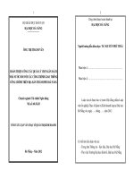 Hoàn thiện công tác quản lý chi ngân sách nhà nước đối với các công trình giao thông công chính trên địa bàn thành phố Đà Nẵng