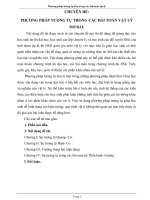 bồi dưỡng học sinh giỏi môn vật lý thpt chuyên đề PHƯƠNG PHÁP TƯƠNG tự TRONG các bài TOÁN vật lý