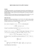 bồi dưỡng học sinh giỏi môn toán thpt chuyên đề một số BÀI TOÁN về lưới VÀ BẢNG 