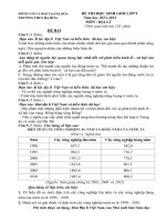Đề thi học sinh giỏi môn Địa lý lớp 9 trường THCS Hạ Hòa, Phú Thọ năm 2013  2014 