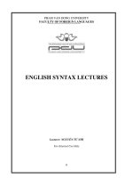 Cú pháp Bài giảng dành cho sinh viên đại học cao đẳng