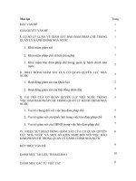 Phân tích vai trò hoạt động giám sát của cơ quan quyền lực nhà nước đối với việc bảo đảm pháp chế trong quản lý hành chính Nhà nước