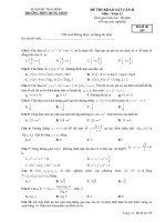 Đề thi thử THPT quốc gia 2017 môn toán trường THPT hưng nhân   thái bình lần 2 