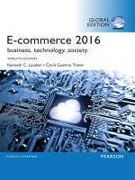 Ecommerce 12e global edition by laudon