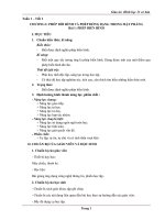 GIÁO ÁN TOÁN 11 CƠ BẢN HÌNH HỌC 11 CB CHƯƠNG 1 VÀ 2 HKI GIÁO ÁN TOÁN 3 CỘT, CÓ CHIA THỜI GIAN