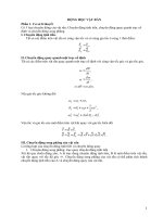 bồi dưỡng học sinh giỏi môn vật lý thpt chuyên đề ĐỘNG học vật rắn