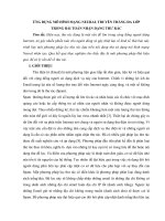 Ứng dụng mô hình mạng neural trong bài toán nhận dạng thư rác