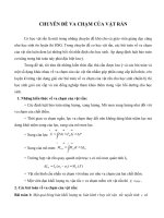 bồi dưỡng học sinh giỏi môn vật lý thpt chuyên đề VA CHẠM của vật rắn  