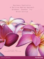 Business statistics a decision making approarch 9th edition