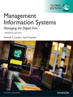 Management information systems 13th global edition by laudon