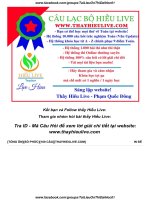 Tổng ôn 100 câu số phức giải chi tiết