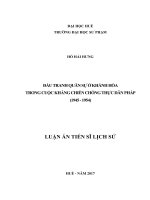 Đấu tranh quân sự ở khánh hòa trong cuộc kháng chiến chống thực dân pháp (1945   1954)