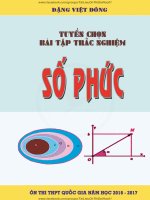 Chuyên đề về số phức _ Thầy Đặng Việt Đông