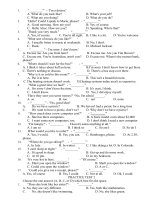 Communicative sentences