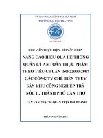 Nâng cao năng suất và chất lượng sản phẩm, hàng hóa của doanh nghiệp việt nam đến năm 2020 (tóm tắt - trích đoạn)