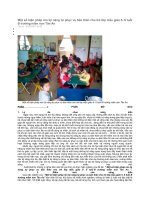 Sáng kiến kinh nghiệm mầm non  một số biện pháp rèn kỹ năng tự phục vụ bản thân cho trẻ lớp mẫu giáo 5  6 tuổi b trường mầm non tân an