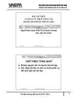 BÀI tập THUẾ và QUẢN lý THUẾ NÂNG CAO ôn thi công chức thuế 