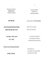 ứng dụng hệ trợ giúp quyết định trong tiếp thị trực tuyến