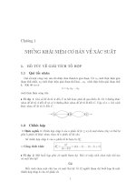 Giáo trình xác suất thống kê