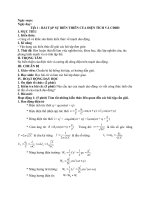 GIAO AN TU CHON VAT LY 12 KY 2- Giáo án tự chọn vật lý 12