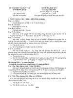 Đề kiểm tra học kì 1 môn Vật lý lớp 10 năm học 2014  2015 trường THPT Châu Thành 1, Đồng Tháp 