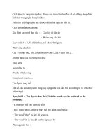 Các dạng bài đọc căn bản trong đề thi tiếng anh