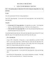 ĐỀ CƯƠNG lý THUYẾT  ôn thi công chức THUẾ