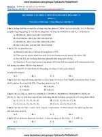 Hệ thống câu hỏi  lí thuyết kinh điển hóa học 11