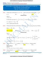 TUYỆT CHIÊU xử lí bài tập về đạo hàm và các bài TOÁN LIÊN QUAN