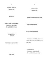 Nghiên cứu chiết tách phẩm nhuộm màu Annatto theo độ chín của hạt điều nhuộm ở Gia Lai