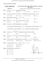 ĐỀ THI TOÁN 2017 TTGDTX LIEN MINH 20 2 2017 