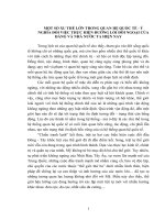 TIỂU LUẬN QUAN hệ QUỐC tế, một số XU THẾ lớn TRONG QUAN hệ QUỐC tế, ý NGHĨA đối với VIỆC THỰC HIỆN ĐƯỜNG lối đối NGOẠI của ĐẢNG và NHÀ nước TA HIỆN NAY