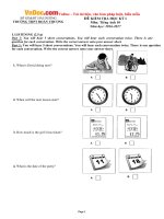 Đề thi học kỳ 1 môn Tiếng Anh lớp 10 trường THPT Đoàn Thượng, Hải Dương năm học 2016  2017 có đáp án 