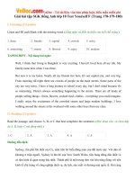 Giải bài tập SGK tiếng Anh lớp 10 Test Yourself F (Trang 178179180) 