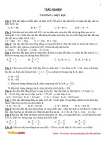 400 câu trắc nghiệm môn Vật lý lớp 9 