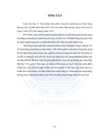 Giải pháp hoàn thiện công tác marketing tại Ngân hàng Bưu điện Liên Việt - chi nhánh Hậu Giang