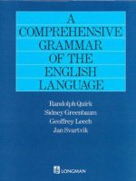 A comprehensive grammar of the english language 