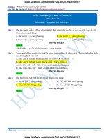 bài tập  TRẮC NGHIỆM PHÂN TÍCH CHI TIẾT     quan hệ vuông góc