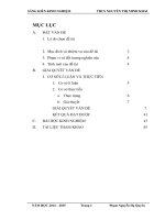 Giáo dục học sinh trường THCS nguyễn thị minh khai bảo vệ môi trường qua kiến thức vật lý THCS 