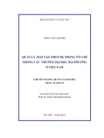 QUẢN LÝ ĐÀO TẠO THEO HỆ THỐNG TÍN CHỈ TRONG CÁC TRƯỜNG ĐẠI HỌC ĐỊA PHƯƠNG Ở VIỆT NAM