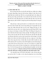 skkn giúp học sinh học tốt hơn chủ đề kim loại kiềm, kiềm thổ, nhôm hóa 12 thông qua phiếu học tập chuẩn bị bài ở nhà