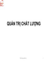 bài giảng quản trị chất lượng