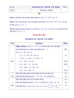 Khai thác lược đồ horner qua các dạng toán chia đa thức cho học sinh lớp 8 9 tạo nguồn 