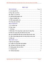 Một số biện pháp giáo dục kỷ năng sống cho học sinh trong công tác chủ nhiệm 