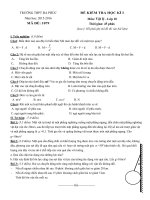 Đề thi học kì 1 môn Vật lý lớp 10 trường THPT Đa Phúc, Hà Nội năm học 2015  2016 