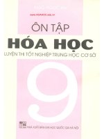 Ôn tập hóa học luyện thi tốt nghiệp THCS   ngô ngọc an 